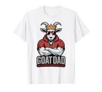 Vintage Goat DAD Fantasy Football King Champion Game Commish Value Graphic T-Shirt