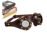 Vintage Goggles - Motorcycle Steampunk Adjustable Fashion Glasses,Protective Sunglasses for Men and Women,Trendy Adventure Style | For Desert Mountaineering Men Ladies Cosplay Parties Anime Conv