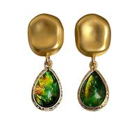 Vintage Gold Drop Earrings for Women,Iridescent Unique Dangle Earrings, Boho Chic Statement Jewelry for Wedding, Party, Daily Wear,Gift for Her