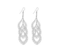 Vintage Gold Hollow Pattern Baroque Dangle Drop Earrings Indian Ethnic Complex Printed Long Earrings Multi Layer Teardrop Jewelry, L, Alloy Steel, No Gemstone