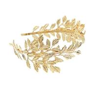 Vintage Gold Leaf Headband For Formal Event Hair Vine Wedding Bride Hairhoop Evening Banquet Hair Styling Accessories