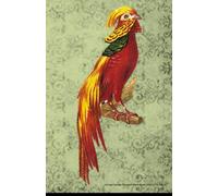 Vintage Golden Pheasant Blank Book Lined 5.5 by 8.5: 5.5 by 8.5 inch 100 page lined blank book suitable as a journal, notebook or diary with a cover ... illustration of a magnificent golden pheasant