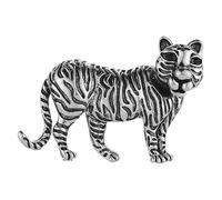 Vintage Golden Tone Wildlife Leopard Brooch Pin Animal Jewelry for Women Men, Zinc, no gemstone