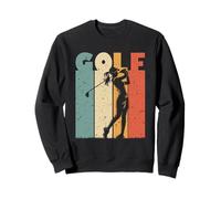 Vintage Golf Club Girls Women Golfing Golfer Design Sweatshirt