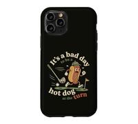 Vintage Golf Humor Hot Dog Cartoon Golfer Joke Mood Case for iPhone 11 Pro