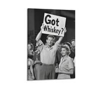 Vintage Got WhiskeyCanvas Poster Wall Art Poster for Room Living Room Study Aesthetics And DecorationFrame-style 08x12inch(20x30cm)