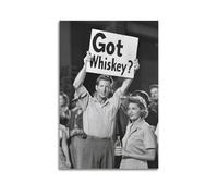 Vintage Got WhiskeyCanvas Poster Wall Art Poster for Room Living Room Study Aesthetics And DecorationUnframe-style 24x36inch(60x90cm)