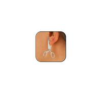 Vintage Gothic Scissors Stud Earrings for Women,Creative Funny Scissor Earrings Punk Halloween Earrings Funky Shears Design Earrings Holiday Jewelry Earrings, Zinc, alloy