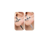 Vintage Gothic Sword Earrings 316L Steel Hypoallergenic Rhinestone Crystal Dagger Earrings Punk Style Sword Dangle Earrings Costumes Festival Jewelry for Women and Men, 316 Steel, No Gemstone