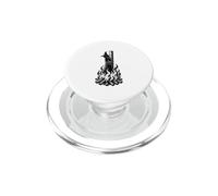 Vintage Gothic Witch Trial Burning Dark Folklore Design PopSockets PopGrip for MagSafe