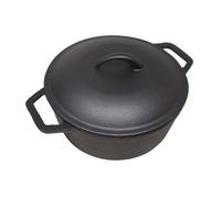 Vintage Gourmet Cast Iron Dutch Oven Casserole Dish