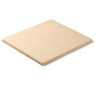 Vintage Gourmet® Cordierite Pizza Classic Baking Stone, (Round, Square & Rectangle) Pizza Paddle Peel, Serving Set 3 Piece (Peel, Cutter & Server) (12 inch Square Pizza Stone 15mm Thick)