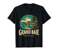 Vintage Grand Baie Mauritius Travel Souvenir Landmark Gift T-Shirt