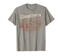Vintage Grand Canyon Retro State Parks US Travel Hiking T-Shirt