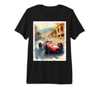 Vintage Grand Prix Poster Design Premium T-Shirt