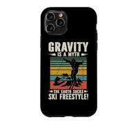 Vintage Gravity Is A Myth The Earth Sucks Ski Freestyle Case for iPhone 11 Pro