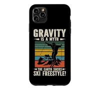 Vintage Gravity Is A Myth The Earth Sucks Ski Freestyle Case for iPhone 11 Pro Max