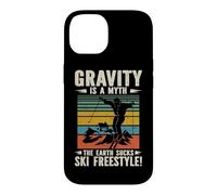 Vintage Gravity Is A Myth The Earth Sucks Ski Freestyle Case for iPhone 14
