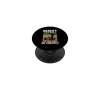 Vintage Gravity Is A Myth The Earth Sucks Ski Freestyle PopSockets Adhesive PopGrip