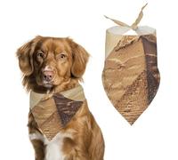 Vintage Great Egyptian Pyramid Dog Bandanas Soft Cute Triangle Larges Scarfs for Pets Kerchief Print Pet Handkerchiefs for Small Medium Large Dogs Puppy Cats