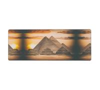 Vintage Great Egyptian Pyramid Mouse Pad 12x31.5in Extended Gaming Surface