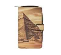 Vintage Great Egyptian Pyramid Wallet Multifunctional Wallets for Men Compact Wallet Purse Passport Bag