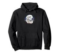Vintage Great Pyrenees Owner Retro Sunset Pyrenees Dog Lover Pullover Hoodie