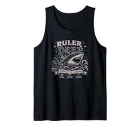 Vintage Great White Shark Ocean Marine Life Graphic Tank Top