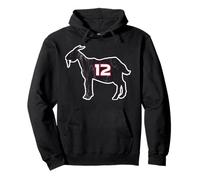 Vintage Greatest Of All Time, Goat 12 Pullover Hoodie