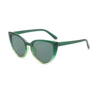 Vintage Green Cat Eye Sunglasses Women Fashion Men Sun Glasses Cateye Oversized Frame Shade Eyewear Female UV400,C3