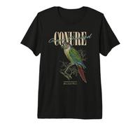 Vintage Green-Cheeked Conure Bird Watching Art Love Birds Premium T-Shirt