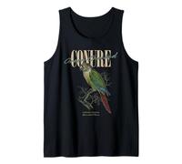 Vintage Green-Cheeked Conure Bird Watching Art Love Birds Tank Top