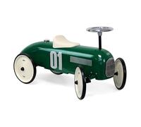 Vintage Green Metal Car Carrier for Children from 18 Months Steering Wheel