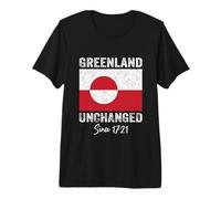 Vintage Greenland Retro Flag - Unchanged Since 1721 Premium T-Shirt