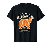 Vintage Grizzly Bear Yellowstone National Park Souvenir T-Shirt