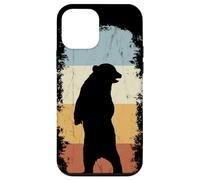 Vintage Grizzly Silhouette | National Park 80s Retro Bear Case for iPhone 12 mini