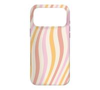 Vintage Groovy Pastel Waves Pattern 60s 70s 80s Retro Case for iPhone 17 Pro Max