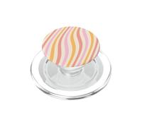 Vintage Groovy Pastel Waves Pattern 60s 70s 80s Retro PopSockets PopGrip for MagSafe