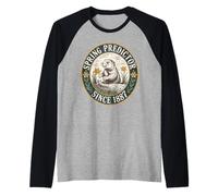 Vintage Groundhog Day Spring Predictor Since 1887 Raglan Baseball Tee