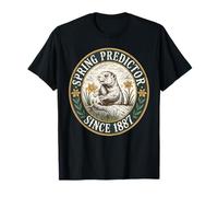 Vintage Groundhog Day Spring Predictor Since 1887 T-Shirt