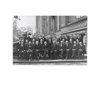 Vintage Group Photo of The Fifth Solvay Physics Conference in 1927 Posters for Room Aesthetic Decoration Printing Posters Unframe-style16x24inch(40x60cm)