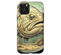 Vintage Grouper Fish in a Bottle Nautical Ocean Art Case for iPhone 11 Pro