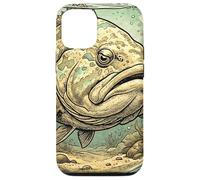 Vintage Grouper Fish in a Bottle Nautical Ocean Art Case for iPhone 12/12 Pro