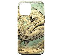 Vintage Grouper Fish in a Bottle Nautical Ocean Art Case for iPhone 12 Pro Max
