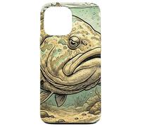 Vintage Grouper Fish in a Bottle Nautical Ocean Art Case for iPhone 13 Pro Max