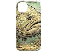 Vintage Grouper Fish in a Bottle Nautical Ocean Art Case for iPhone 14 Plus