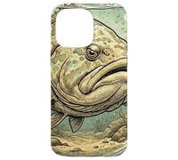 Vintage Grouper Fish in a Bottle Nautical Ocean Art Case for iPhone 14 Pro Max