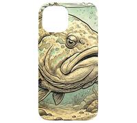 Vintage Grouper Fish in a Bottle Nautical Ocean Art Case for iPhone 15