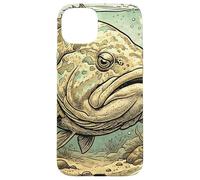 Vintage Grouper Fish in a Bottle Nautical Ocean Art Case for iPhone 15 Plus