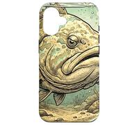 Vintage Grouper Fish in a Bottle Nautical Ocean Art Case for iPhone 16